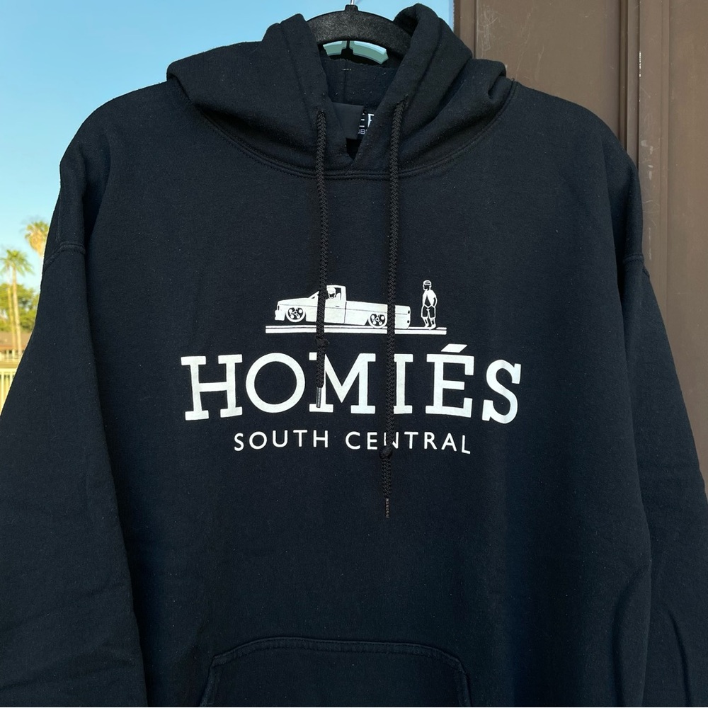 BLTEE Brian Lichtenberg Homiès Graphic Hoodie Sweatshirt L